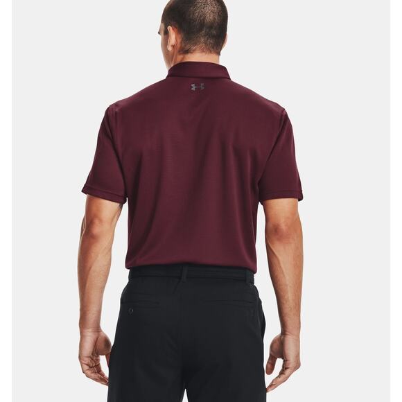 NWT Under Armour Men's UA Tech Polo in Maroon size 2XL - Picture 2 of 7